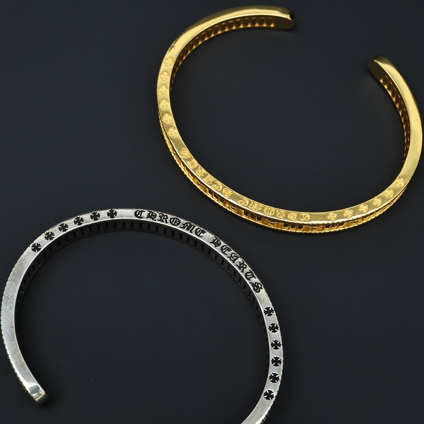 Chrome Hearts Silver Cuff Bracelet